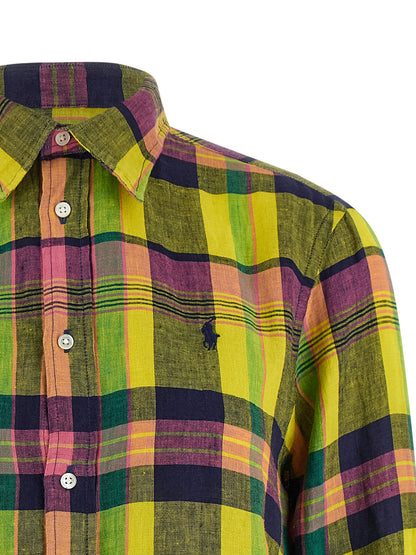 Polo Ralph Lauren Multicolor Linen Blouse