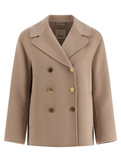 'S Max Mara Beige Virgin Wool Blazer