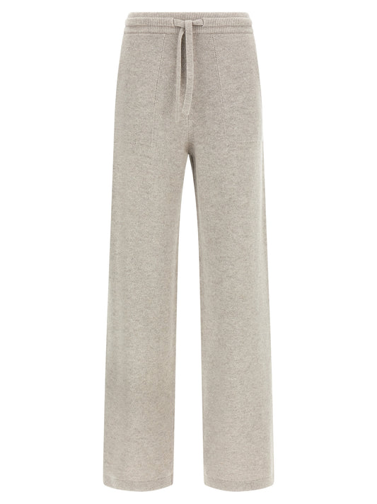 Casual Pants by S Max Mara for women in cashmere beige presents a refined pantology silhouette, artfully defined by a refined pantology flared, long, and a sophisticated .