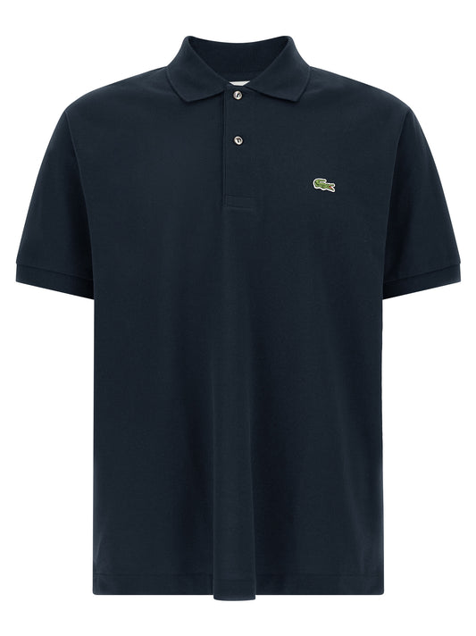 Lacoste Blue Cotton Polo Shirt