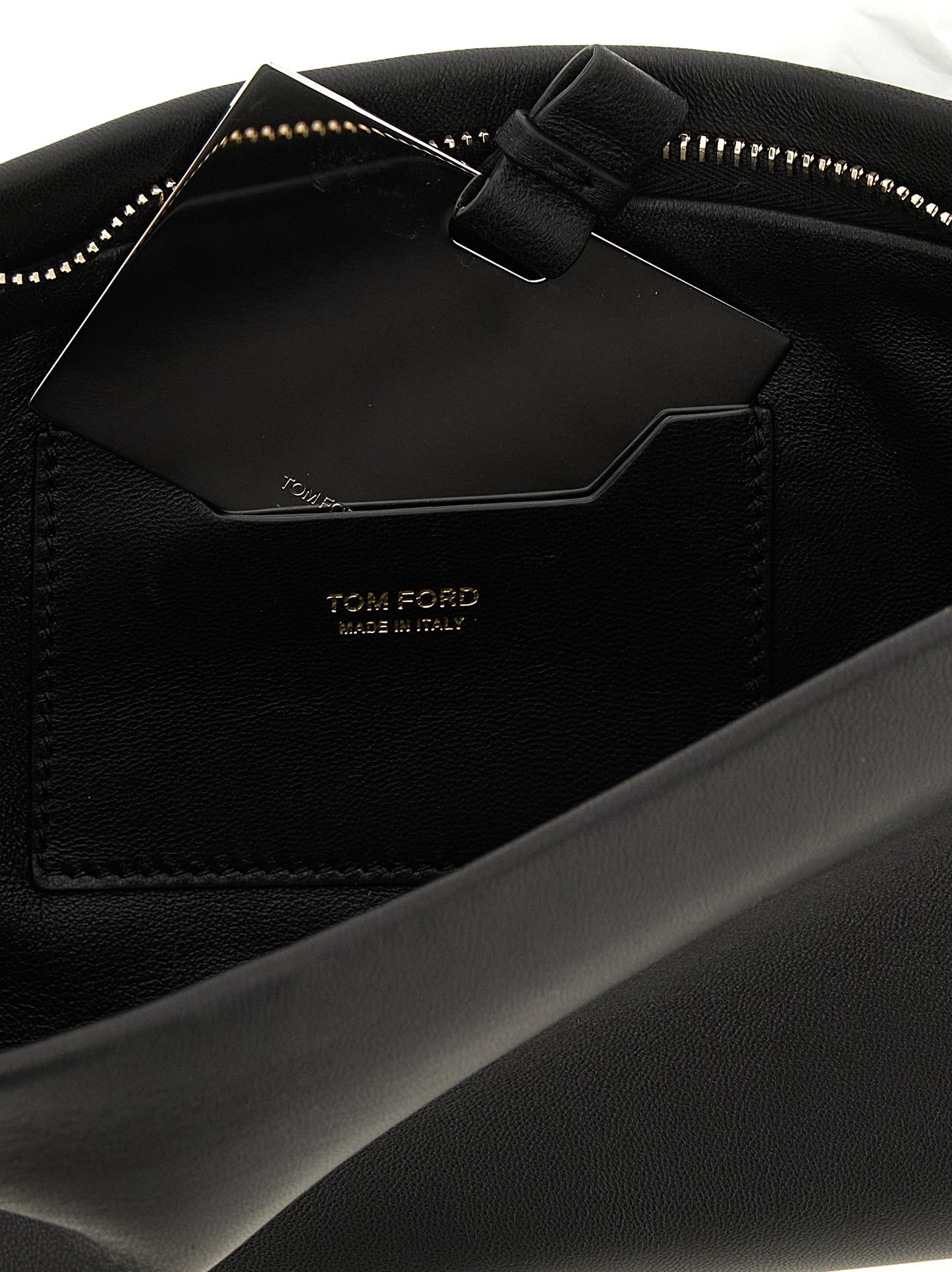 Tom Ford Black Lambskin Clutch Bag