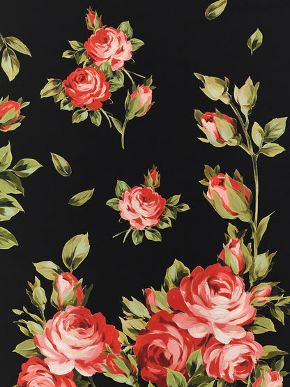 Dolce & Gabbana Black Silk Foulard