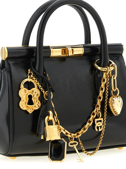 Dolce & Gabbana Black Calfskin Handbag
