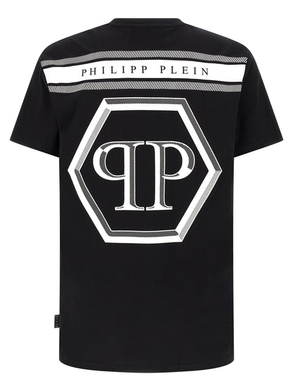 Philipp Plein Black Cotton T-Shirt