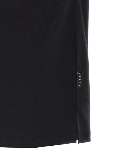 Philipp Plein Black Cotton Polo Shirt