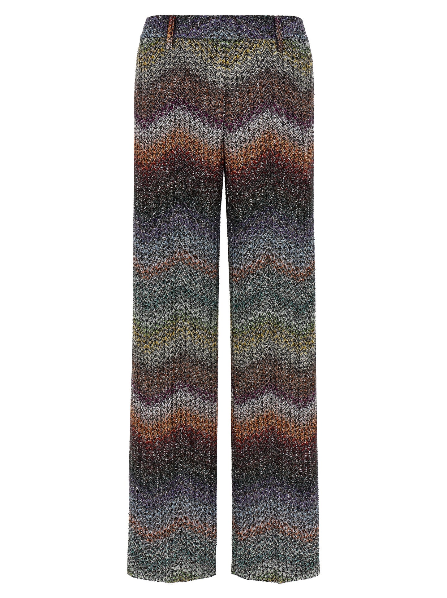 Casual Pants by Missoni for women in polyamide & viscose multicolor & patterned features an sophisticated and straight with a precise long, creating a sophisticated and sophisticated silhouette.