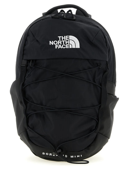 Mini Backpack by The North Face for unisex in plush nylon black features a utilitarian chic Borealis Plush Nylon Mini Backpack design with a secure , ample , and versatile backpack-strap & adjustable-strap for a utilitarian chic finish.