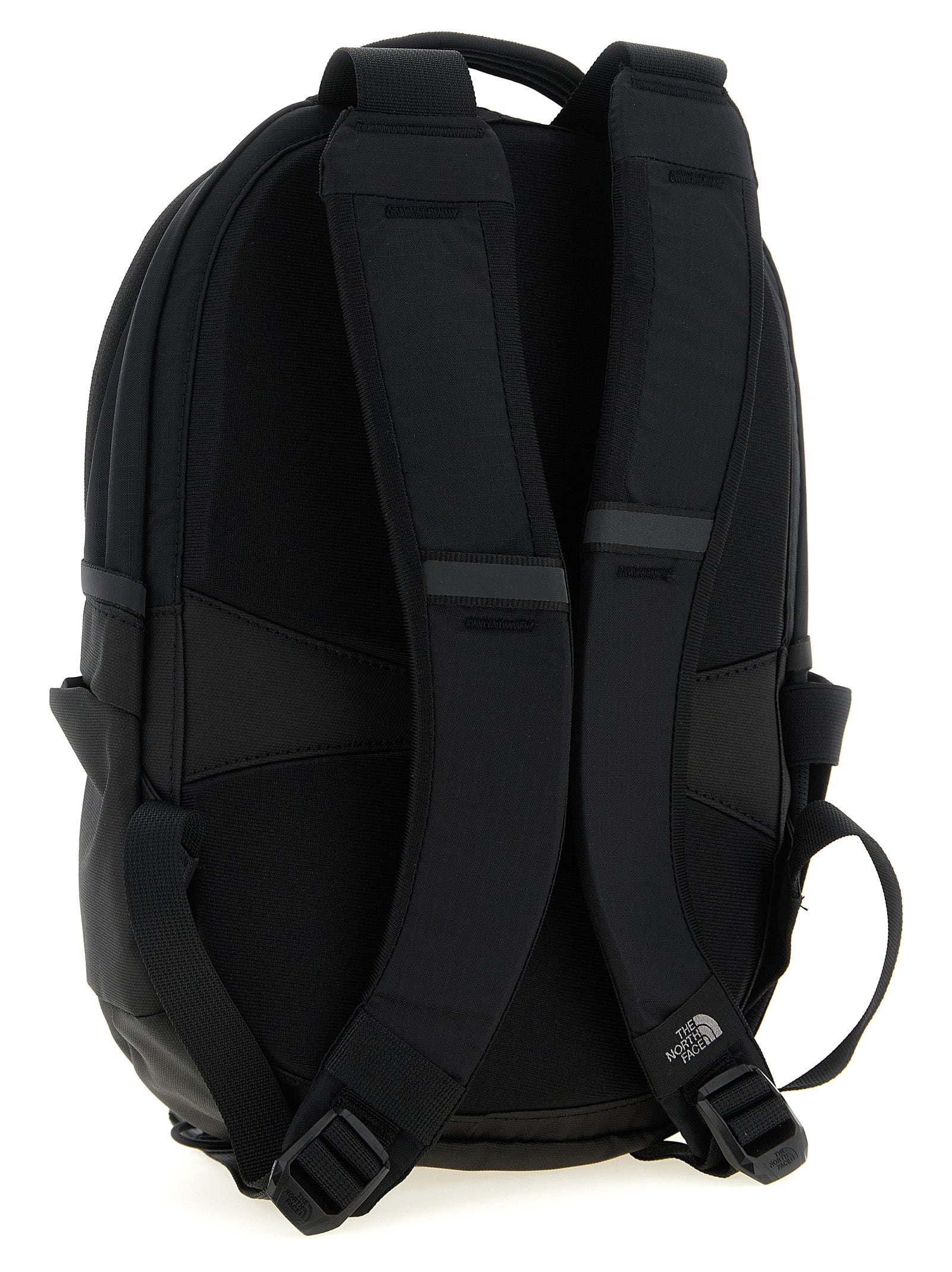 Mini Backpack by The North Face for unisex in plush nylon black features an ultra-portable silhouette from the Borealis Plush Nylon Mini Backpack range, with a secure , ample , and versatile backpack-strap & adjustable-strap.