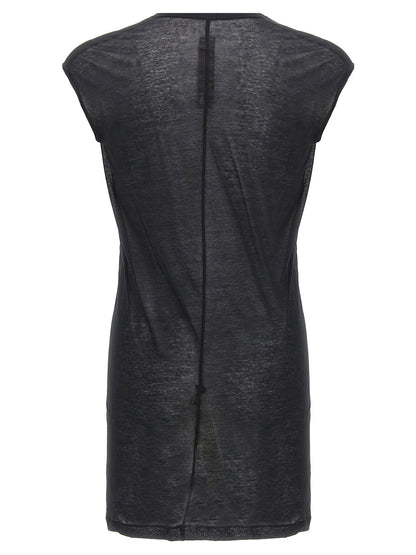 Rick Owens Black Cotton T-Shirt