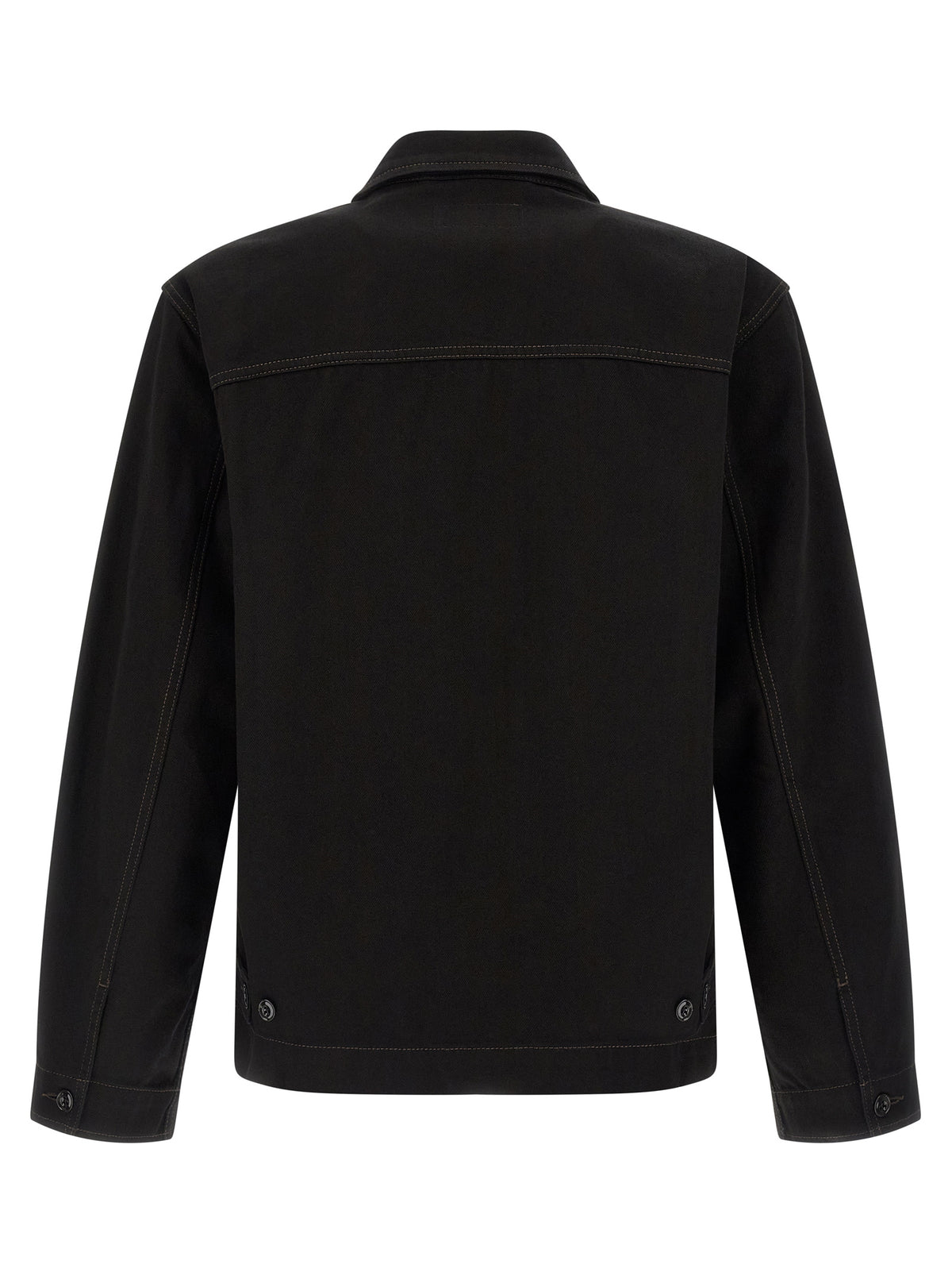 Lemaire Black Cotton Denim Jacket
