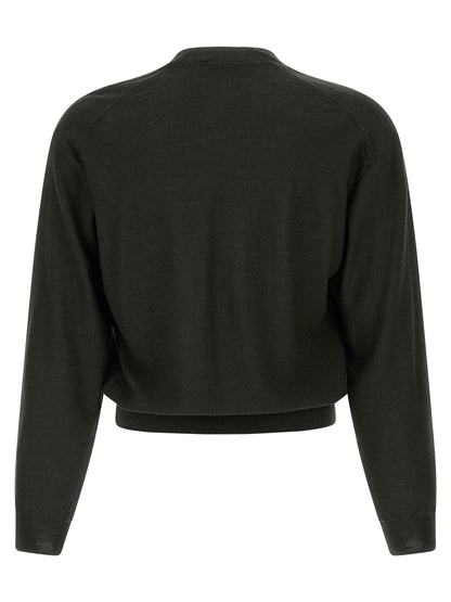 Lemaire Black Marabou Cardigan