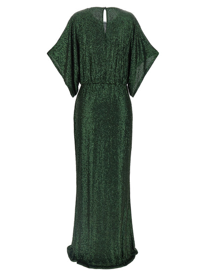 Norma Kamali Bicolor Polyester Long Dress