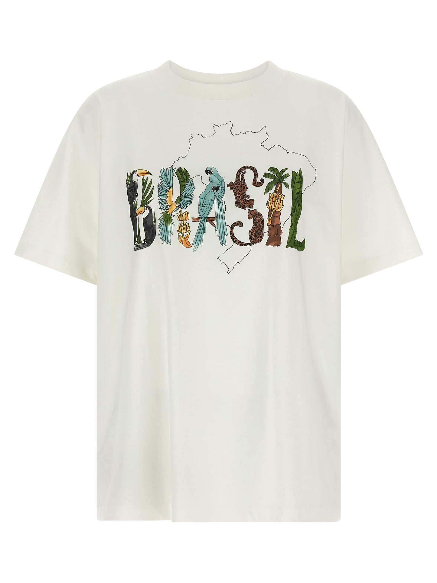 FARM RIO White Cotton T-Shirt