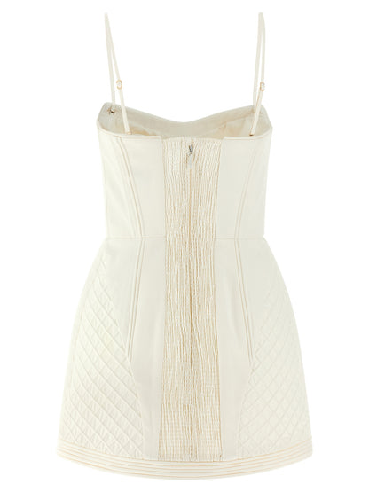 Zimmermann White Cotton Short Dress
