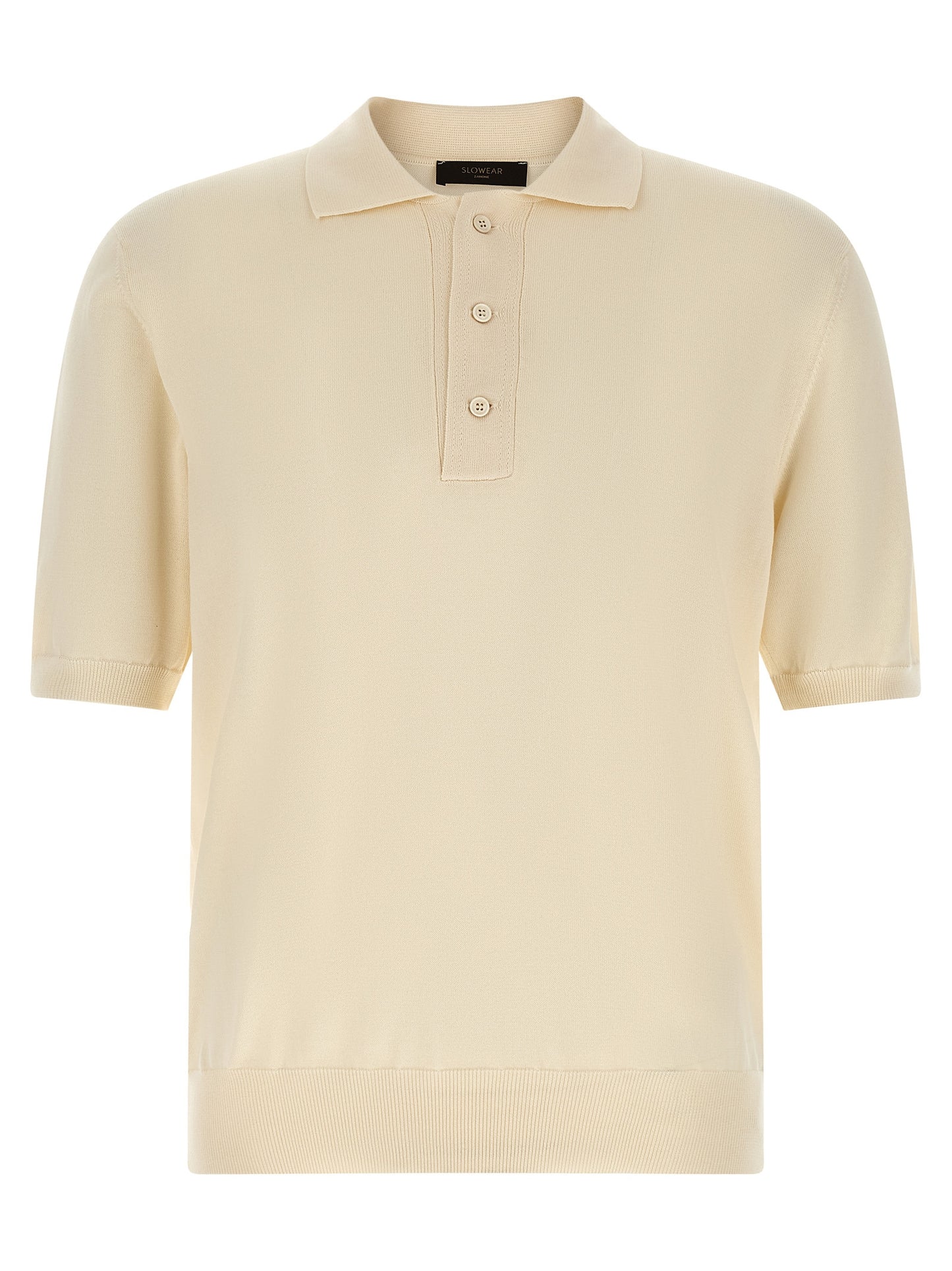 ZANONE Beige Cotton Polo Shirt