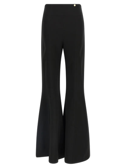 CATALINA Black Triacetate Flared Pants