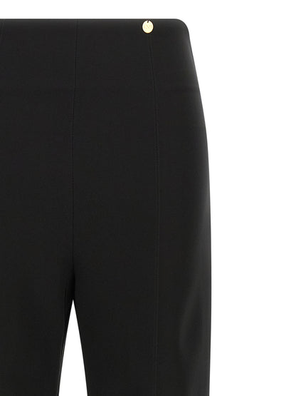 CATALINA Black Triacetate Flared Pants