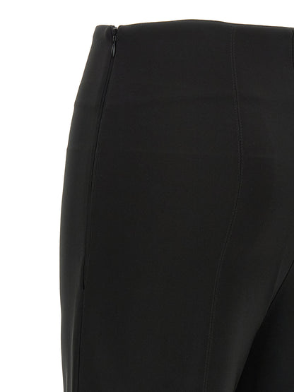 CATALINA Black Triacetate Flared Pants