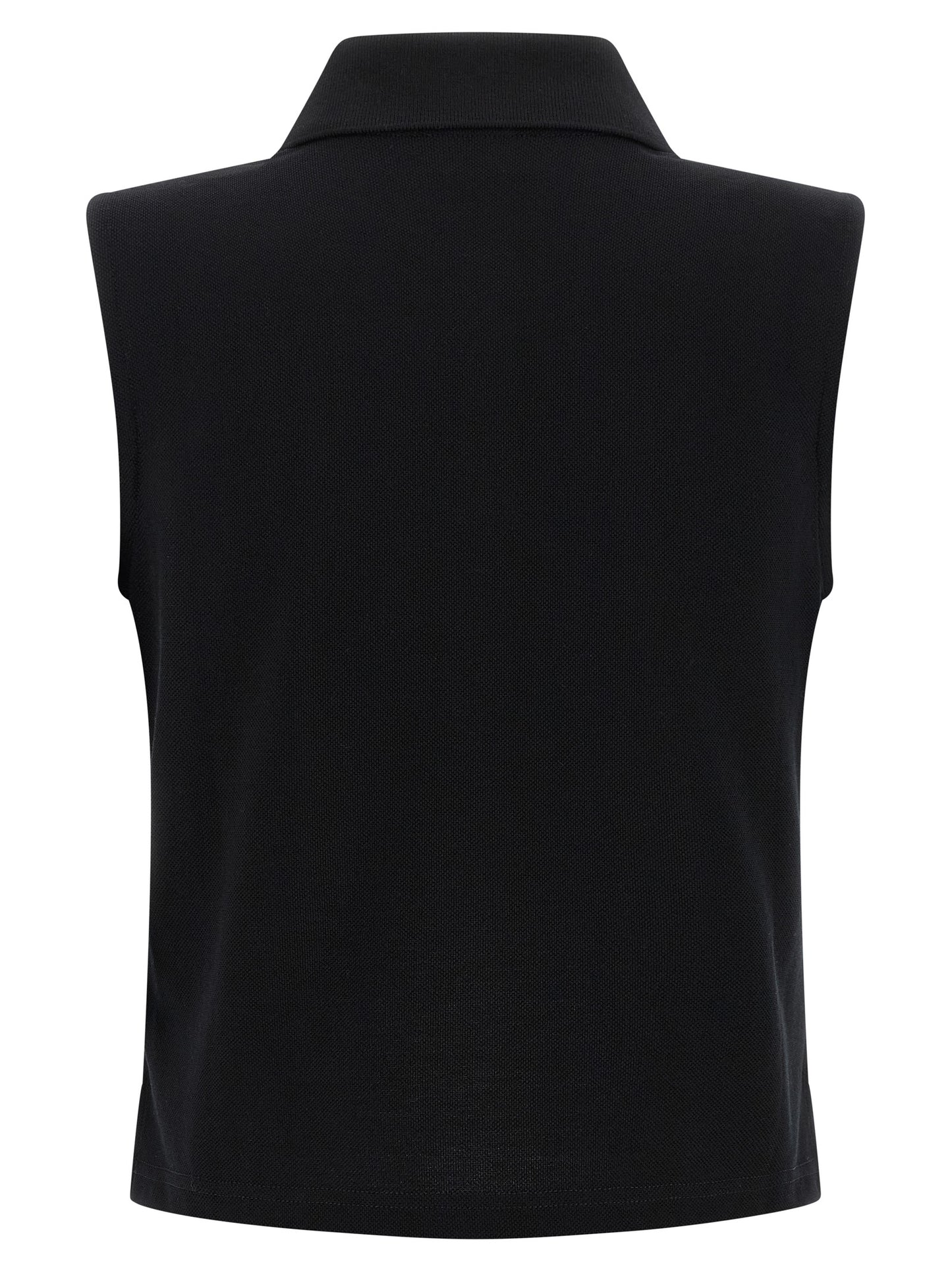 Saint Laurent Black Cotton Polo Shirt