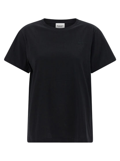 Isabel Marant Étoile Black Cotton T-Shirt