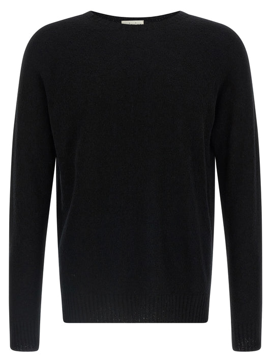 MA'RY'YA Black Cotton Cardigan