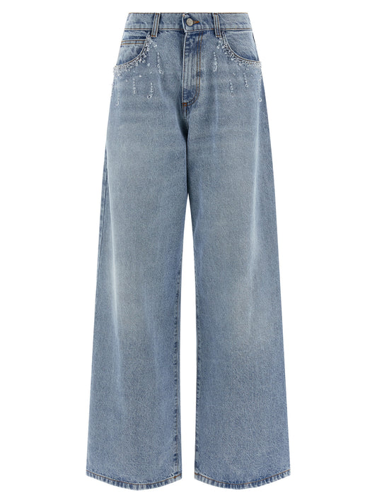 Giuseppe Di Morabito Blue Cotton Jeans Denim