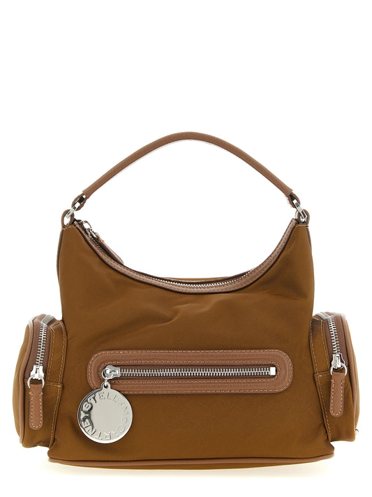 Crossbody Handbag by Stella McCartney for women in nylon brown features an versatile silhouette, showcasing a secure and versatile with versatile crossbody-strap & adjustable-strap for a versatile finish.