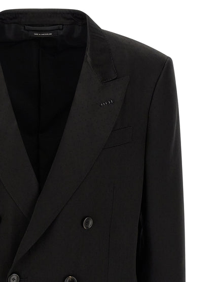 Tom Ford Black Viscose Blazer