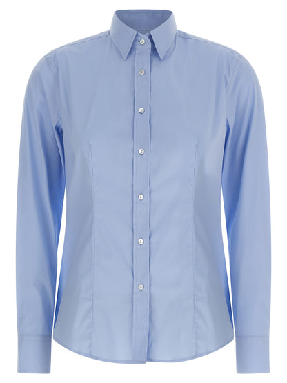 XACUS Blue Cotton Blouse