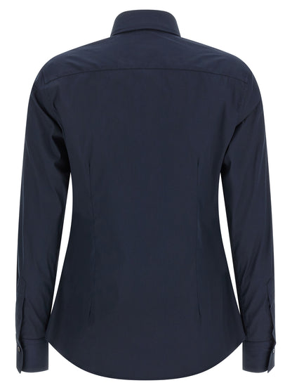 XACUS Blue Cotton Blouse
