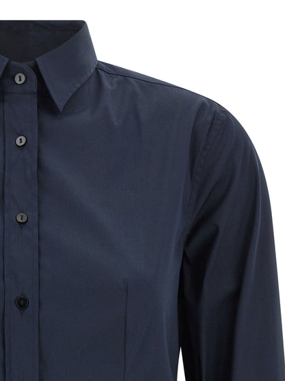 XACUS Blue Cotton Blouse