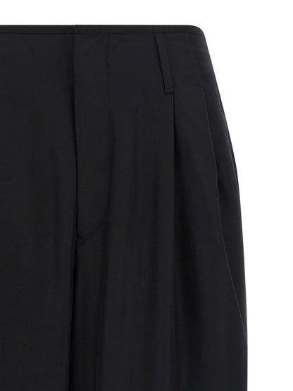 Darkpark Black Viscose Casual Pants