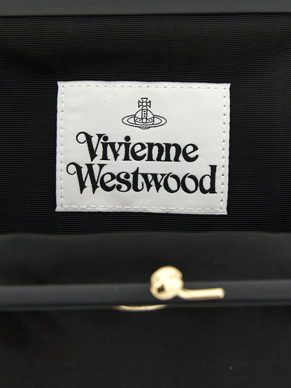 Vivienne Westwood Black Viscose Clutch Bag