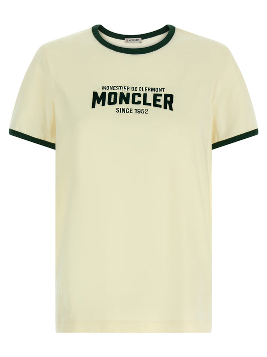 Moncler Beige Cotton T-Shirt