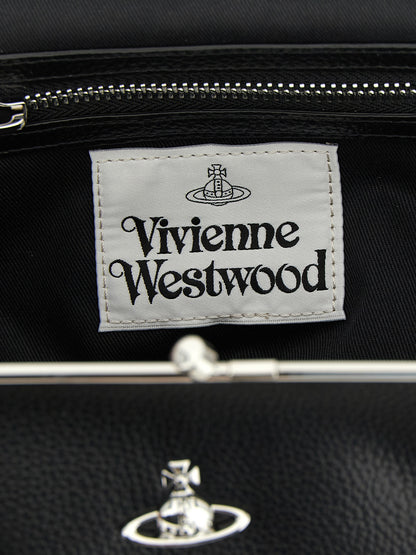 Vivienne Westwood Black Polyethylene Handbag