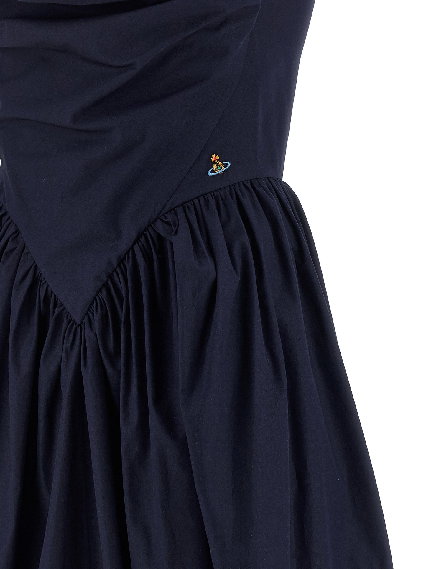Vivienne Westwood Blue Cotton Midi Dress