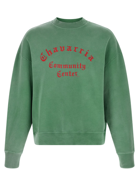 WILLY CHAVARRIA Bicolor Cotton Sweatshirt