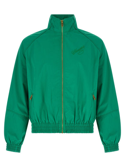 WILLY CHAVARRIA Bicolor Cotton Shell Jacket