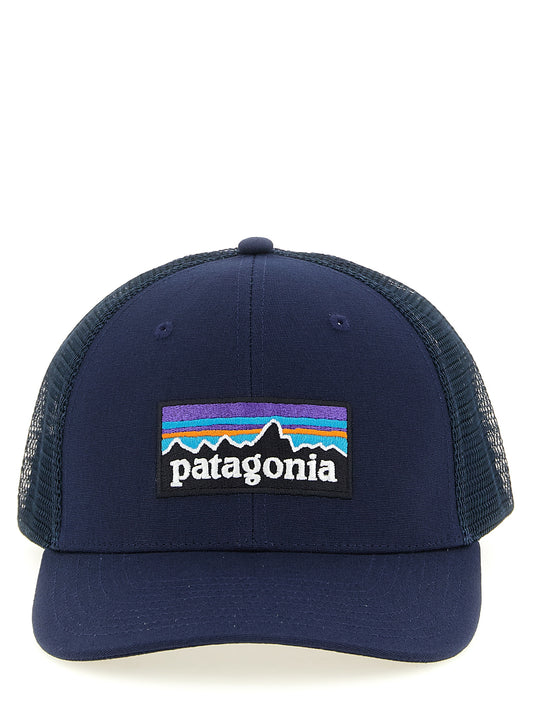 Trucker Cap by PATAGONIA for men in polyester & organic cotton blue features a stylish silhouette, showcasing the stylish design of the Polyester & Organic Cotton Trucker Cap for a sophisticated, elevated look.