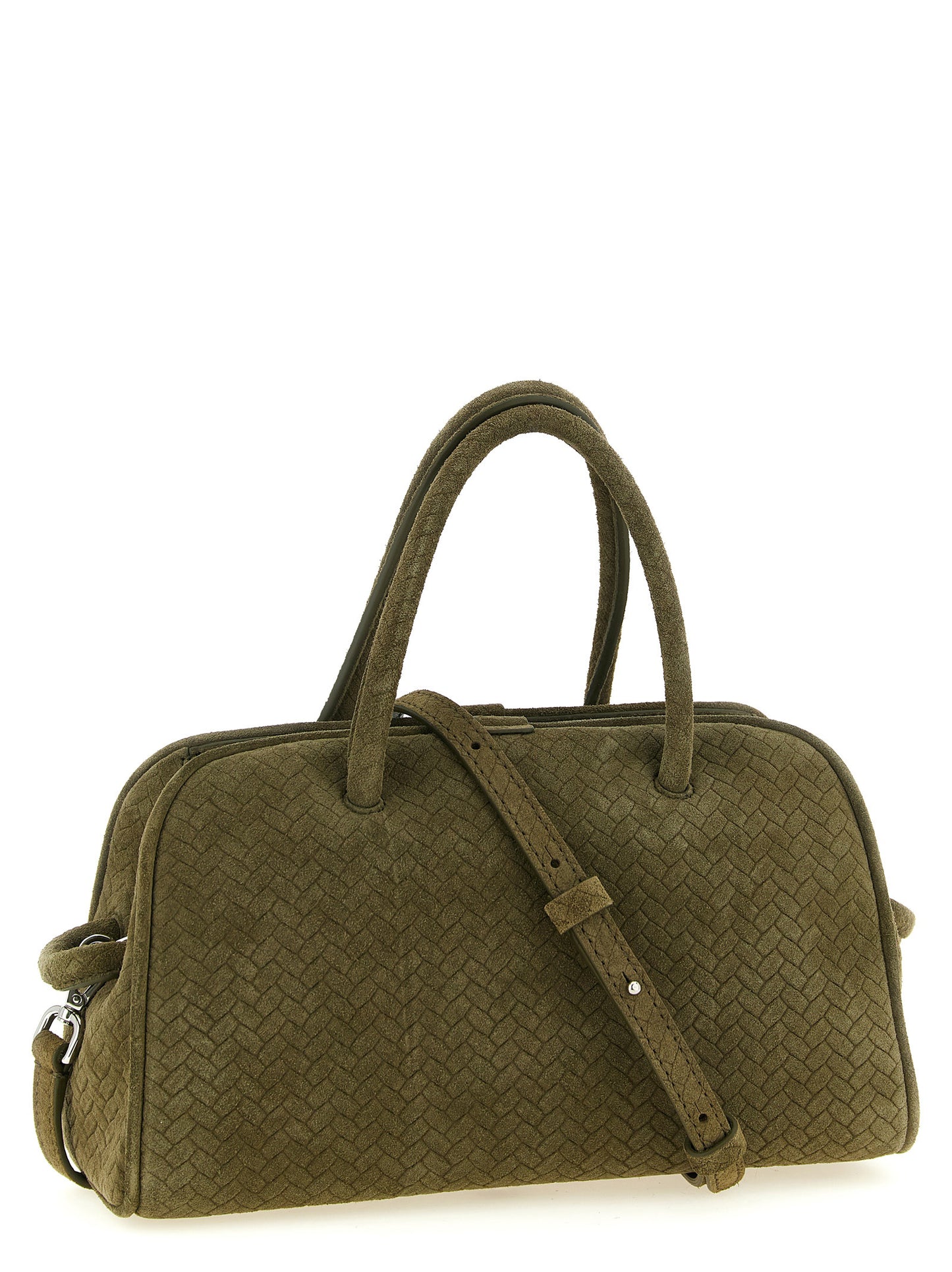 Flap Handbag by Jacquemus for women in calfskin leather bicolour & green presents a ornamental silhouette, showcasing a secure flap & magnetic, ample , and versatile shoulder-strap, adjustable-strap & handle for a ornamental finish.