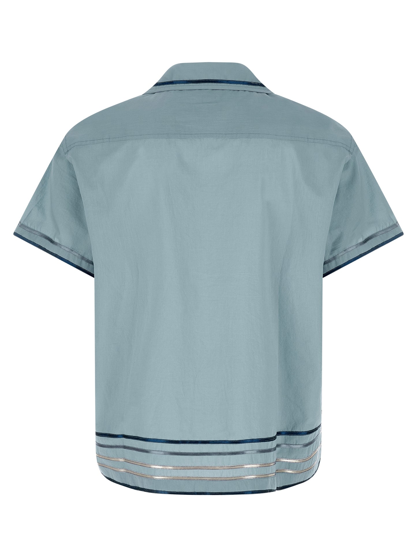 BODE Blue Cotton Blouse