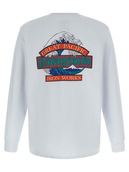 PATAGONIA White Cotton T-Shirt