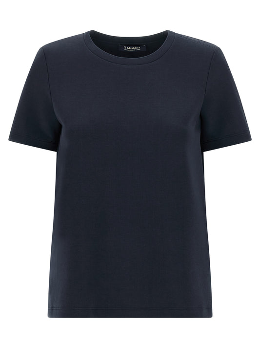 S Max Mara Blue Cotton T-Shirt