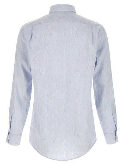 Polo Ralph Lauren Blue Linen Blouse