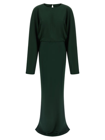 Norma Kamali Bicolor Polyester Long Dress