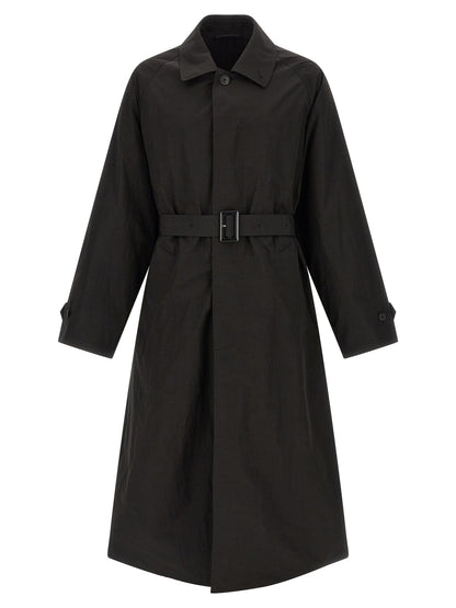 SSSTEIN Black Polyester Coat