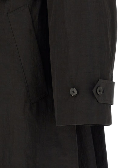 SSSTEIN Black Polyester Coat