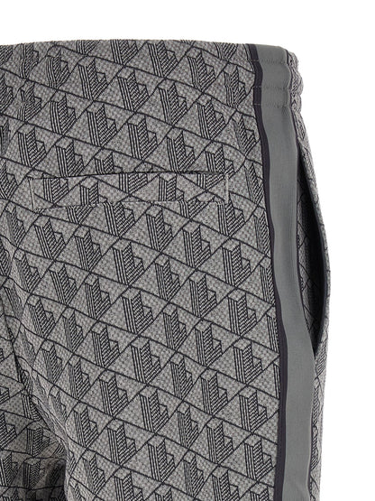 Lacoste Gray Polyester Joggers (Workout Pants)