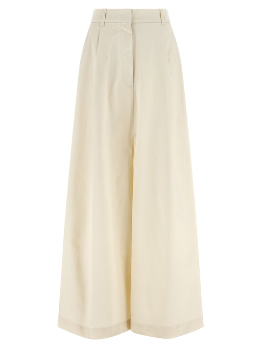 THELATEST Beige Cotton Mini Skirt