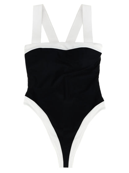 GOLDBERGH Bicolor Recycled Polyamide One-Piece Swimsuit